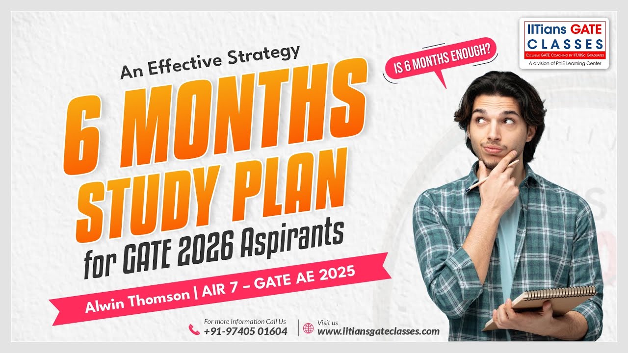 GATE 2026 Aerospace Engineering Preparation & Strategy Session by Mr. Alwin (GATE AE 2025 AIR 7)