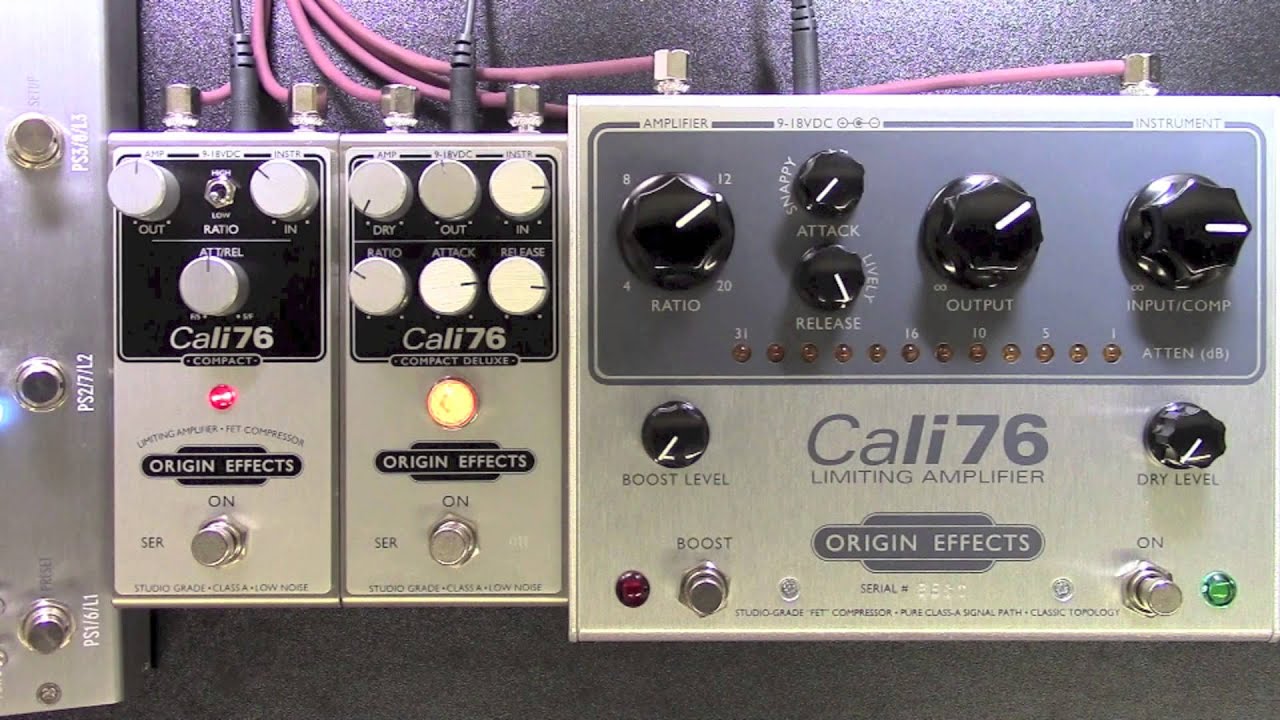 Origin Effects Cali76-C Compact & Cali76-CD Compact Deluxe Review - BestGuitarEffects.com