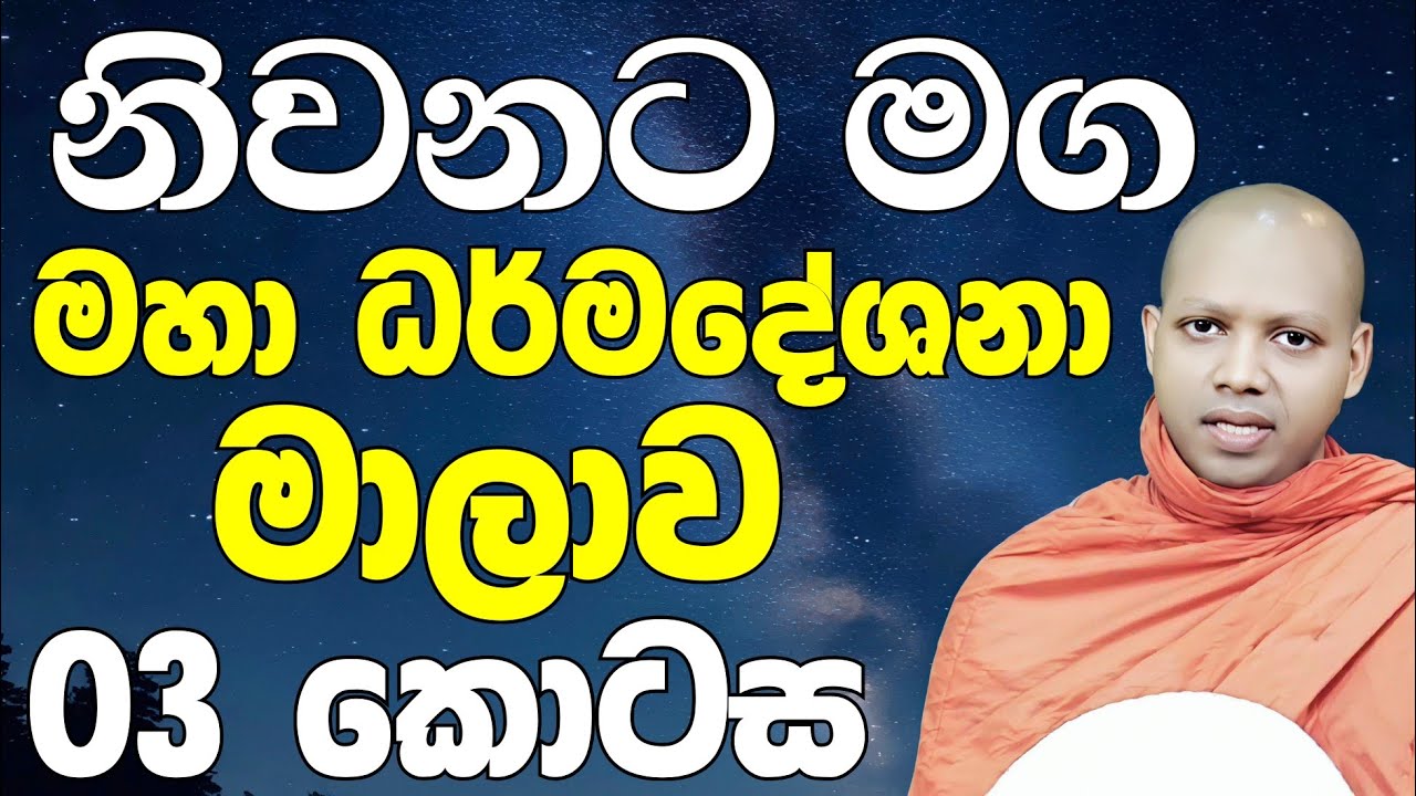 නිවනට මග ධර්මදේශනා මාලාව 03 කොටස | හසලක සීලවිමල හිමි | Hasalaka Seelavimala Thero | budubanasrilanka