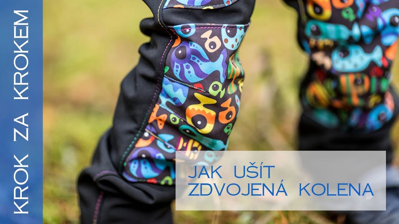 Jak ušít zdvojená kolena u softshellových kalhoty | Caramilla Easy