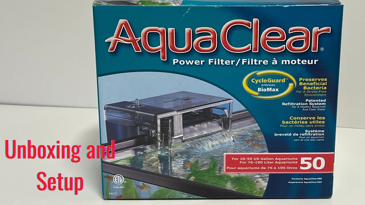 AquaClear Filter Unboxing and Setup!!