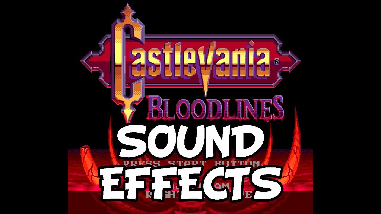 Castlevania Bloodlines - Sound Effects