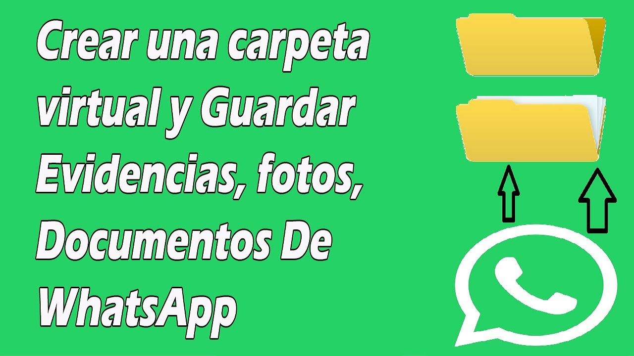 Crear una carpeta virtual y guardar Chats, fotos, documentos De WhatsApp