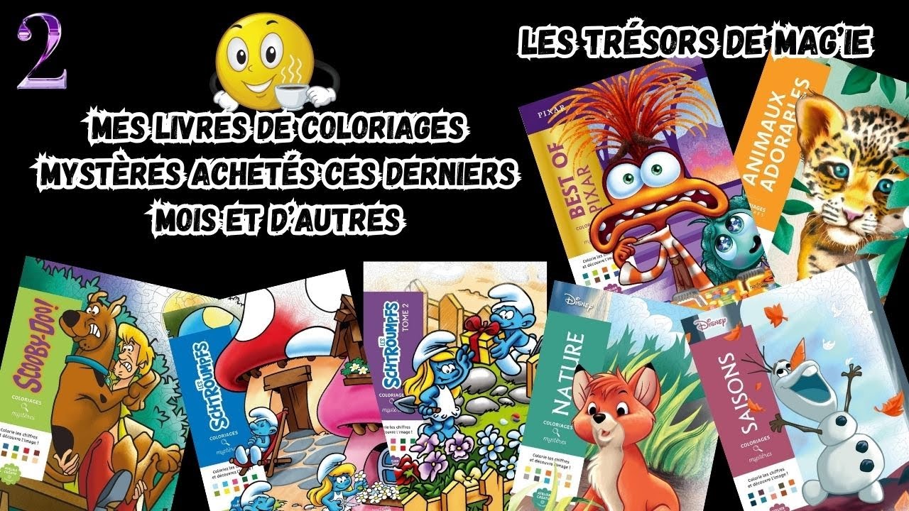 Achats Avis  Livres de Coloriages Mystères de ces derniers mois et d'autres  / Coloring Books