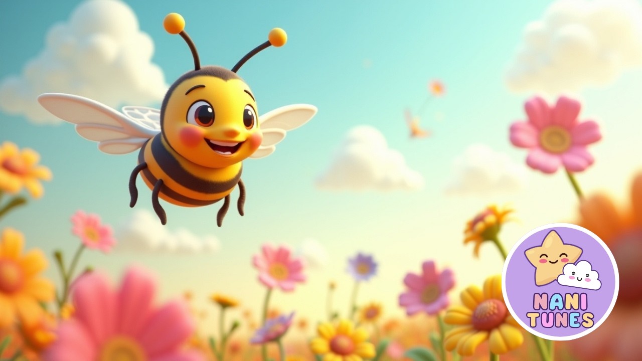 🌸🐝 Abelhinha Zumbidora | Música Infantil para Estimulação Precoce 🎶✨