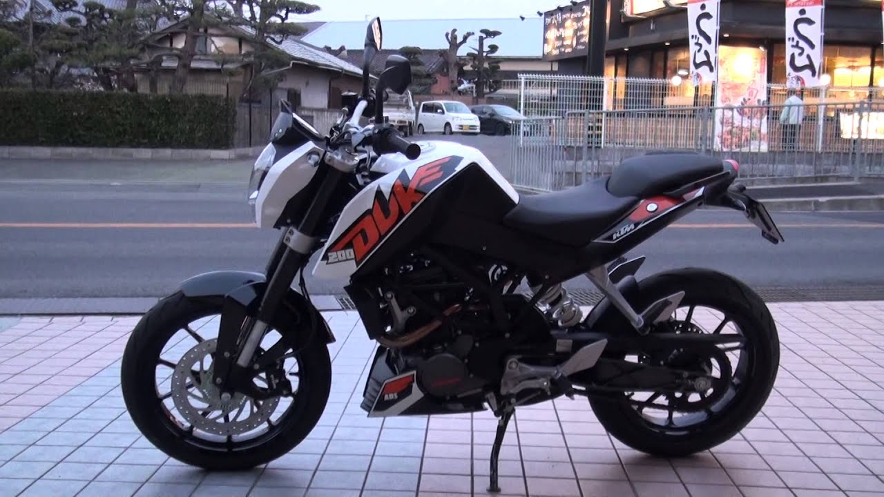 KTM 200 Duke road test 2013 KTM200デューク ABS