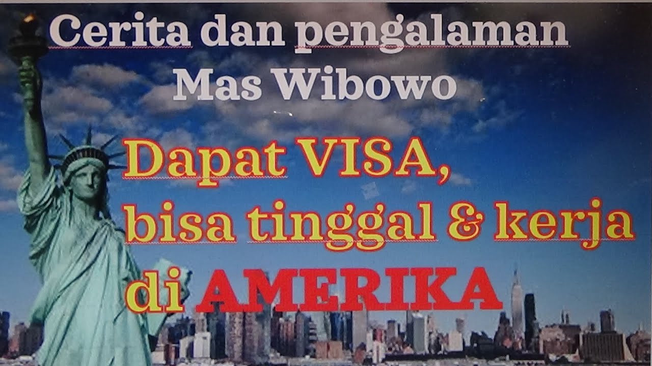 Dapet VISA dan mudah KERJA DI AMERIKA / jalan-jalan nge-Vlog