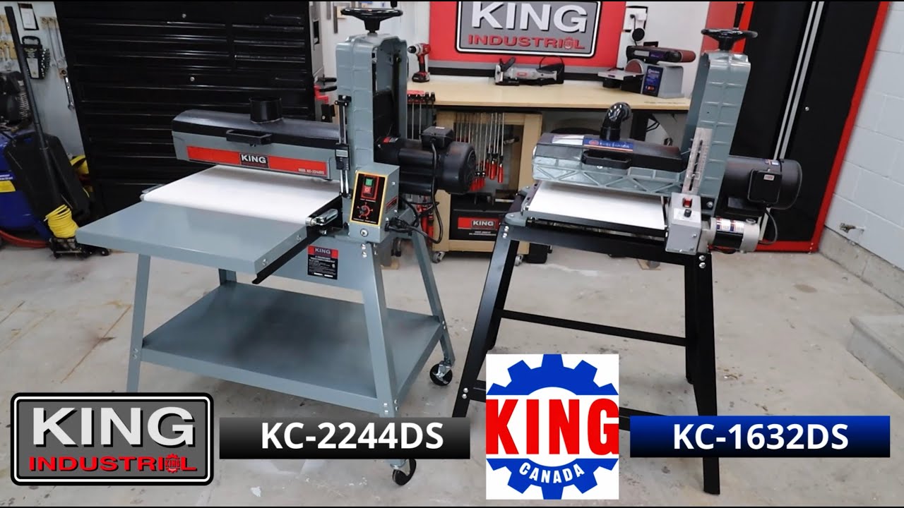 Ponceuses ouvertes à tambour King Canada
