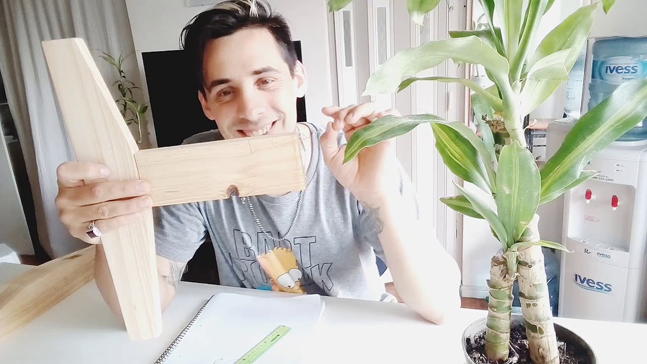 porta maceta de madera PASO a PASO