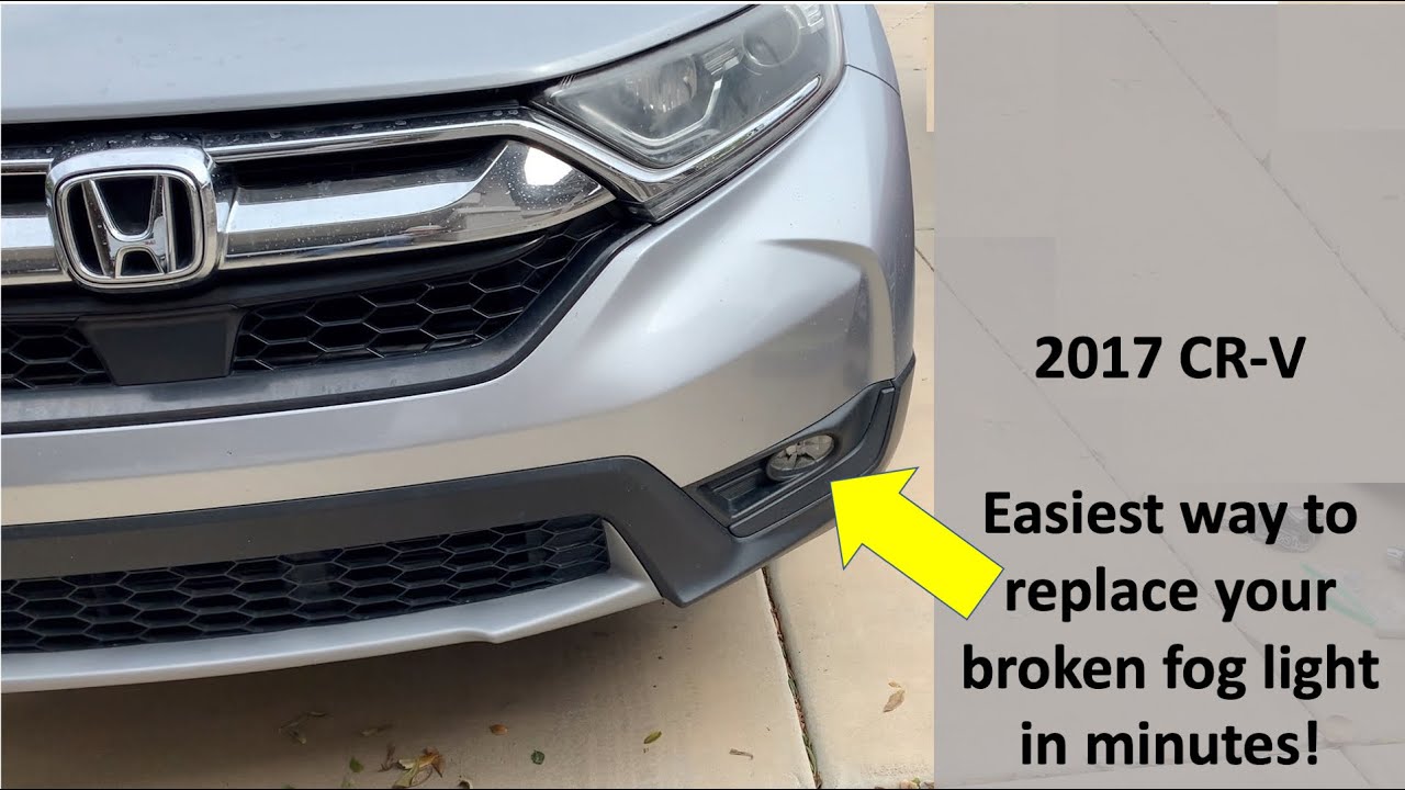 2017 Honda CR-V Fog Light Lens Replacement