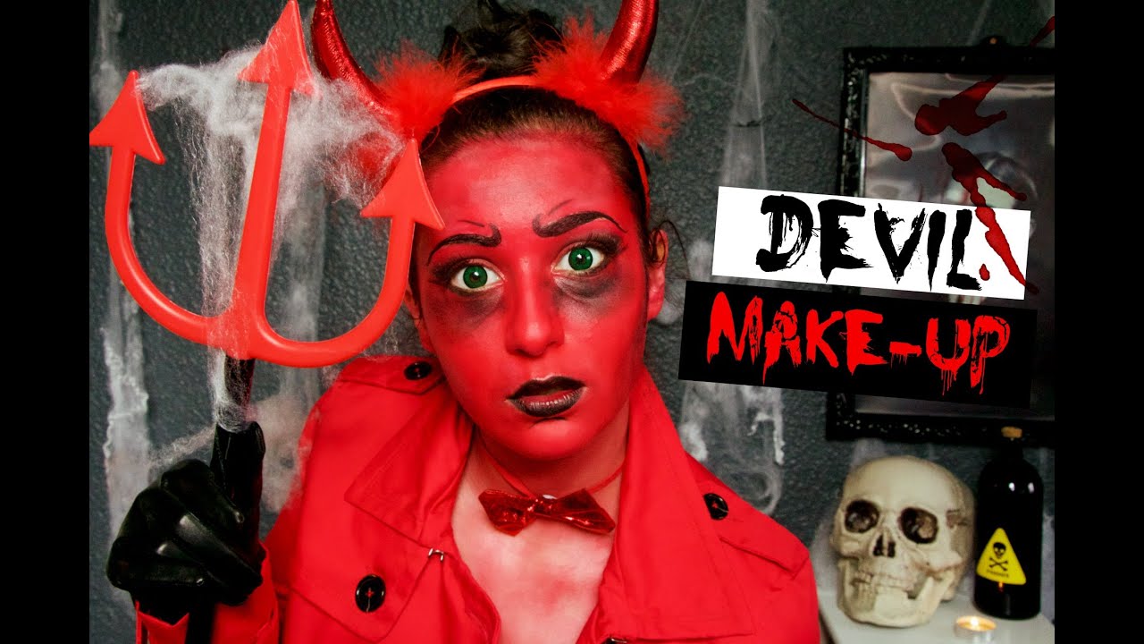 DEVIL MAKE-UP - #Horialloween