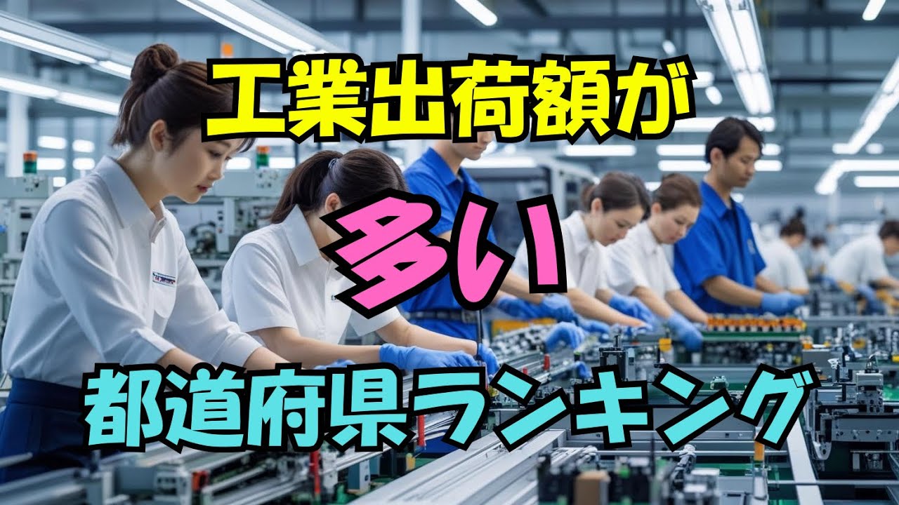 【製造業】工業出荷額が多い都道府県ランキング 参考:経済産業省「2023年経済構造実態調査」