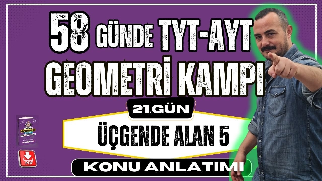 Üçgende Alan 5 | 58 Günde TYT AYT Geometri Kampı | Geometri Konu Anlatımı