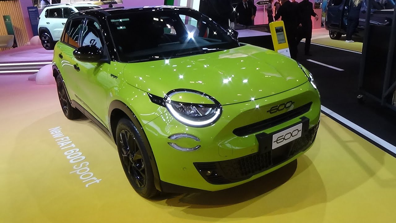 2026 Fiat 600 Sport Electric - Exterior and Interior - Brussels Motor Show 2026