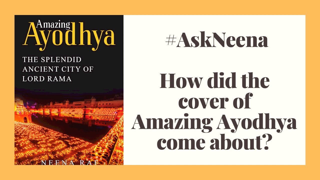 How did the cover of Amazing Ayodhya come about?