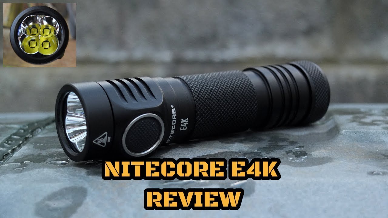 Nitecore E4K 4400lm LED Torch: Review