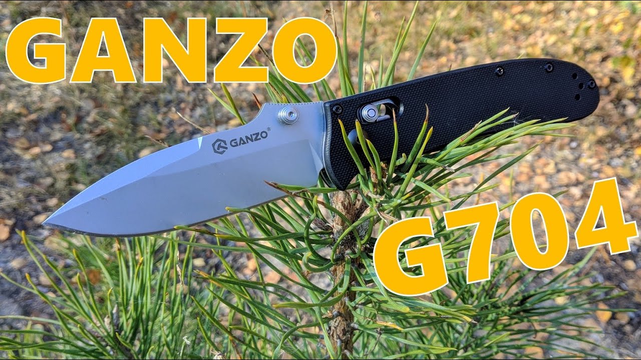 Ganzo G704 ОБЗОР и ТЕСТ Легендарного Китайского НОЖА 2019