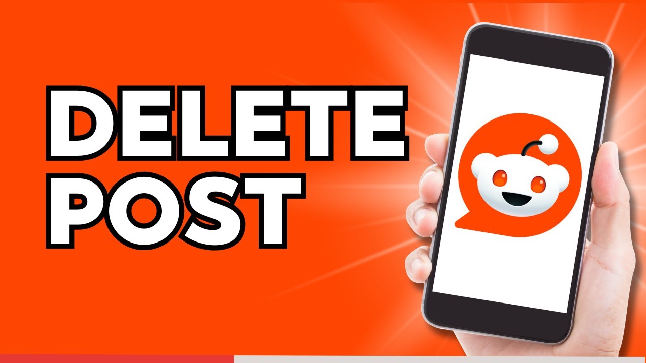 Как удалить пост на Reddit