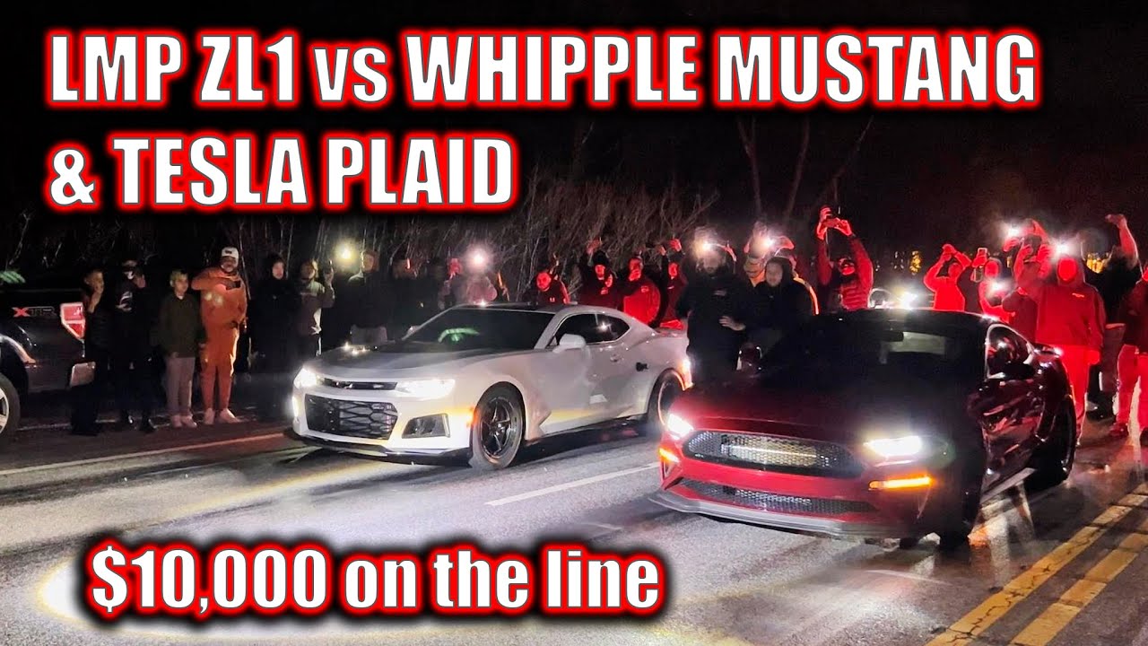 LMP ZL1 vs Whipple Mustang & Tesla Plaid