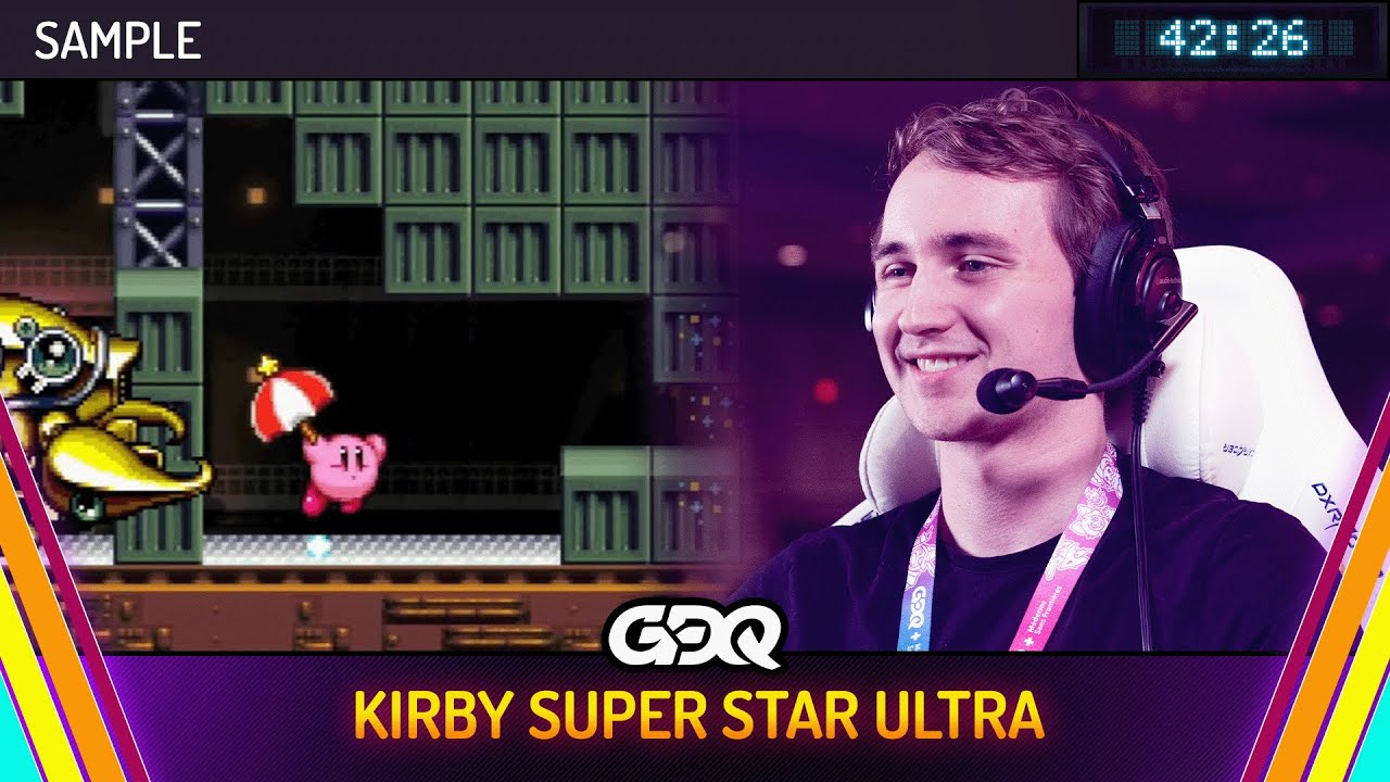Kirby Super Star Ultra TAS by Sample in 42:26 - Summer Games Done Quick 2025