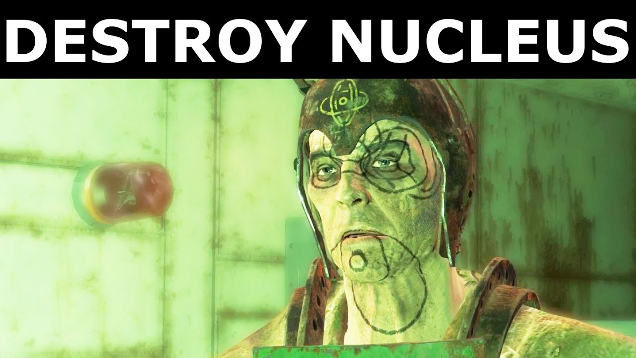 Fallout 4 Far Harbor - Destroying Nucleus Base + Reactions (DiMA & Captain Avery)