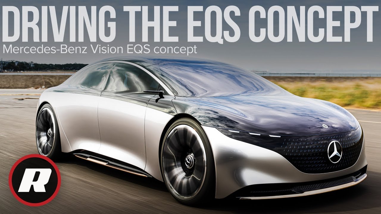 Driving the lovely Mercedes-Benz Vision EQS concept in Japan