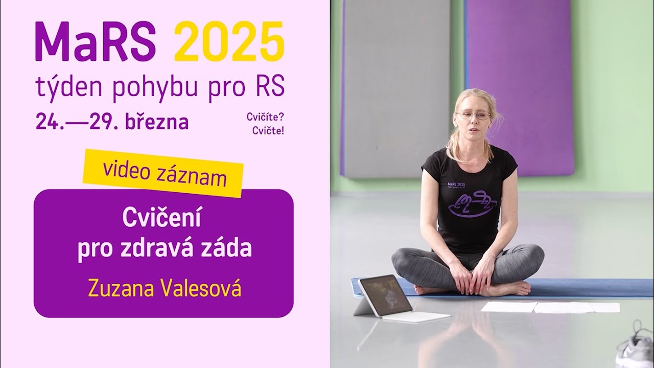 Cvičení pro zdravá záda - Zuzana Valesová - MaRS maraton 29.3.2025