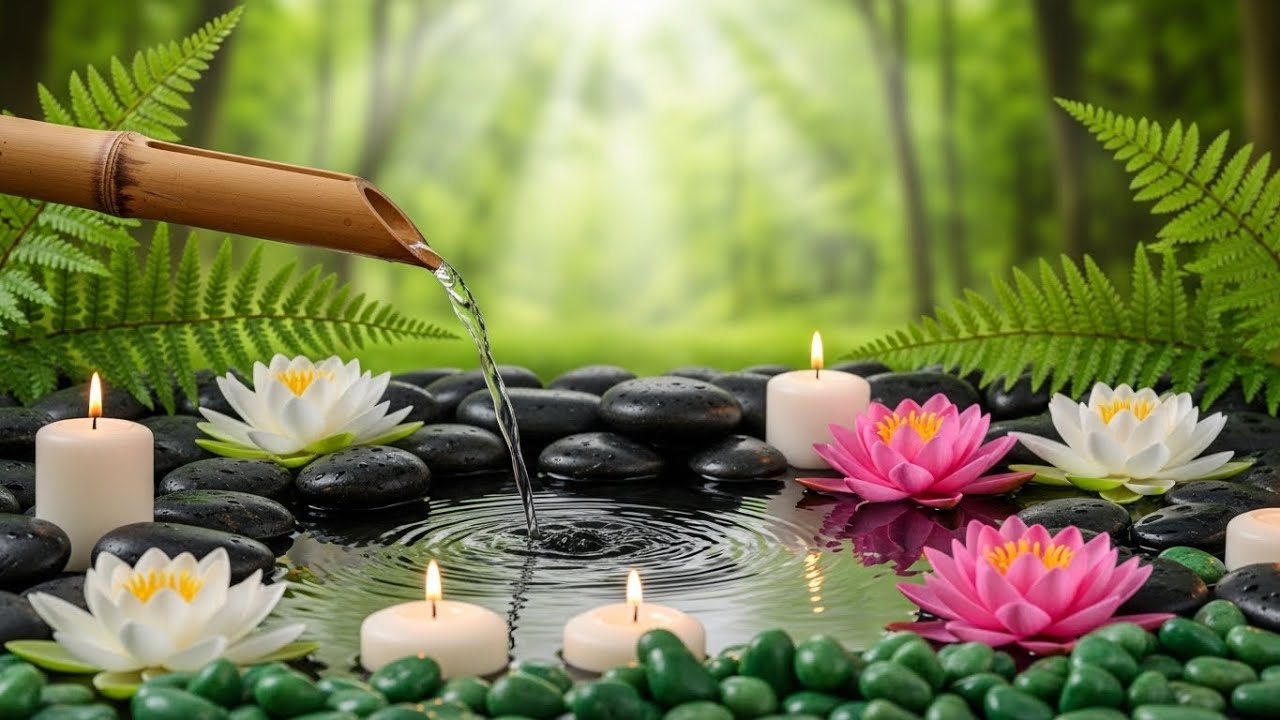 Relaxing Music • Water Sounds 🌻 Calm Your Heart, Relieving Anxiety