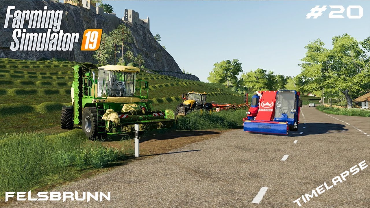 Feeding animals and cutting grass | Animals on Felsbrunn | Farming Simulator 19 | Episode 20