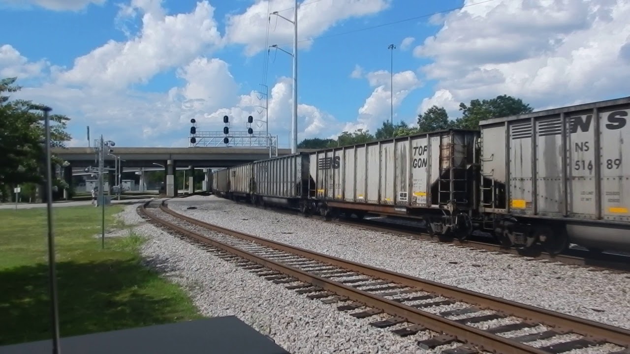 NS Empty Coal Train At Norfolk Amtrak Station - Norfolk, VA