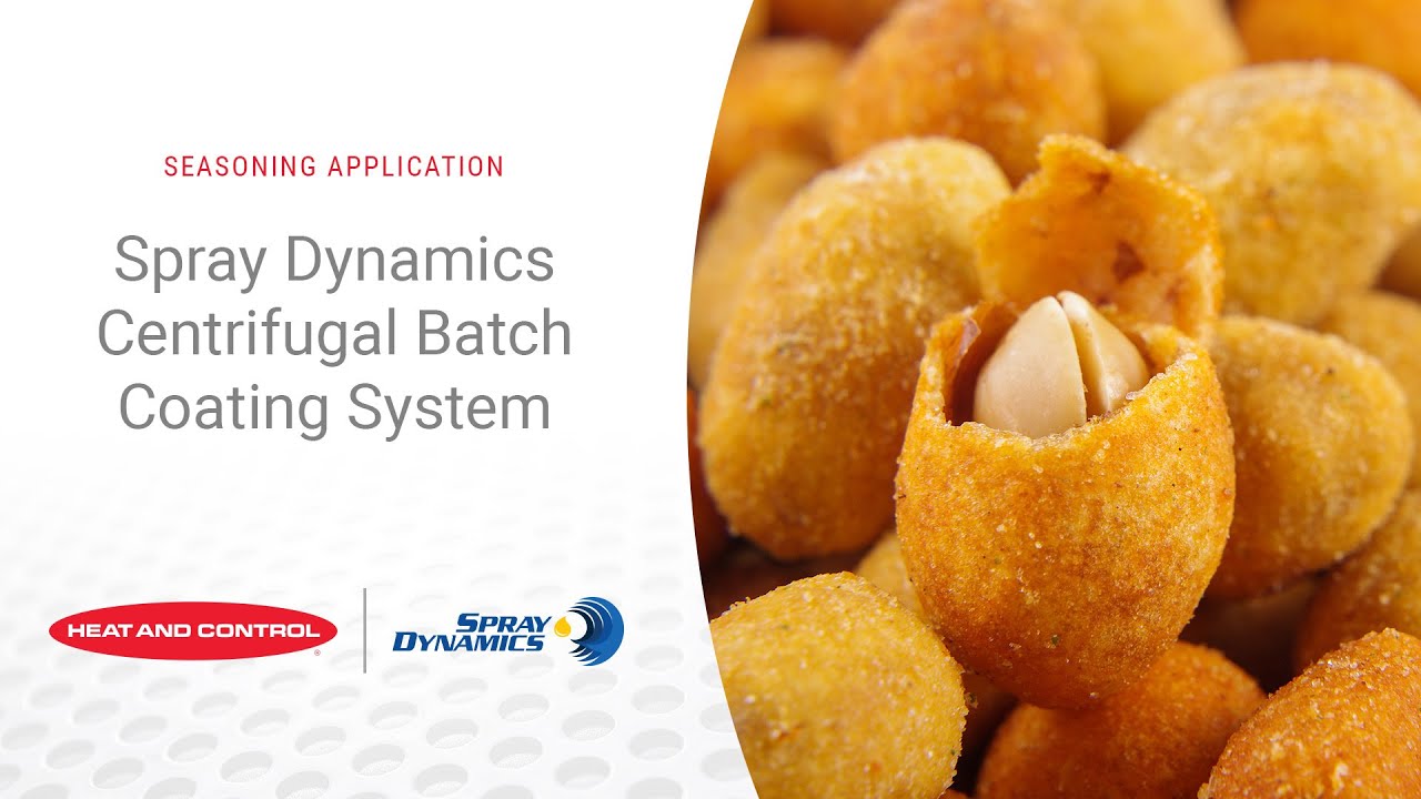 Spray Dynamics Centrifugal Batch Coating System | Heat and Control