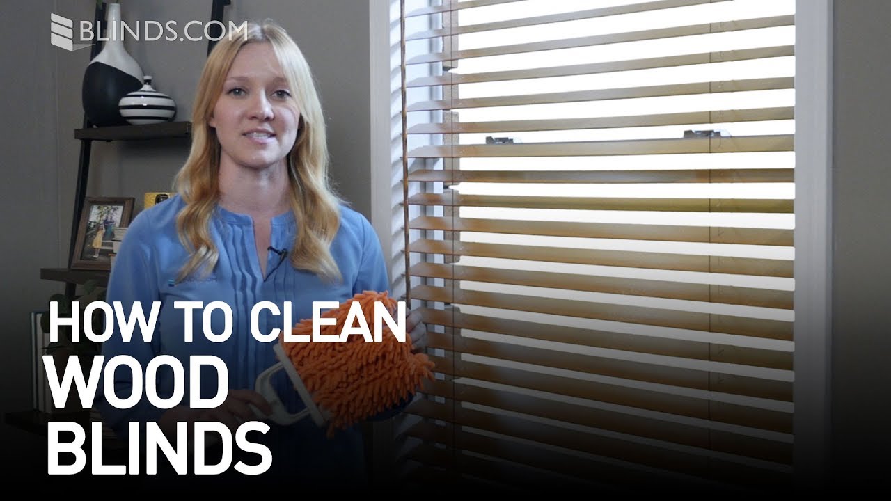 How to Clean and Dust Wood Blinds Without Damaging Them