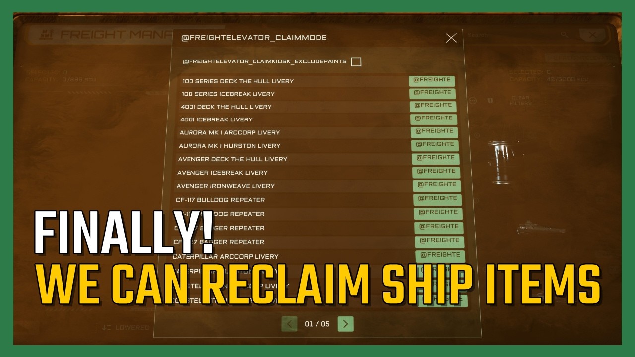 В Star Citizen 4.8 добавлен режим индивидуального страхового возмещения! 👍