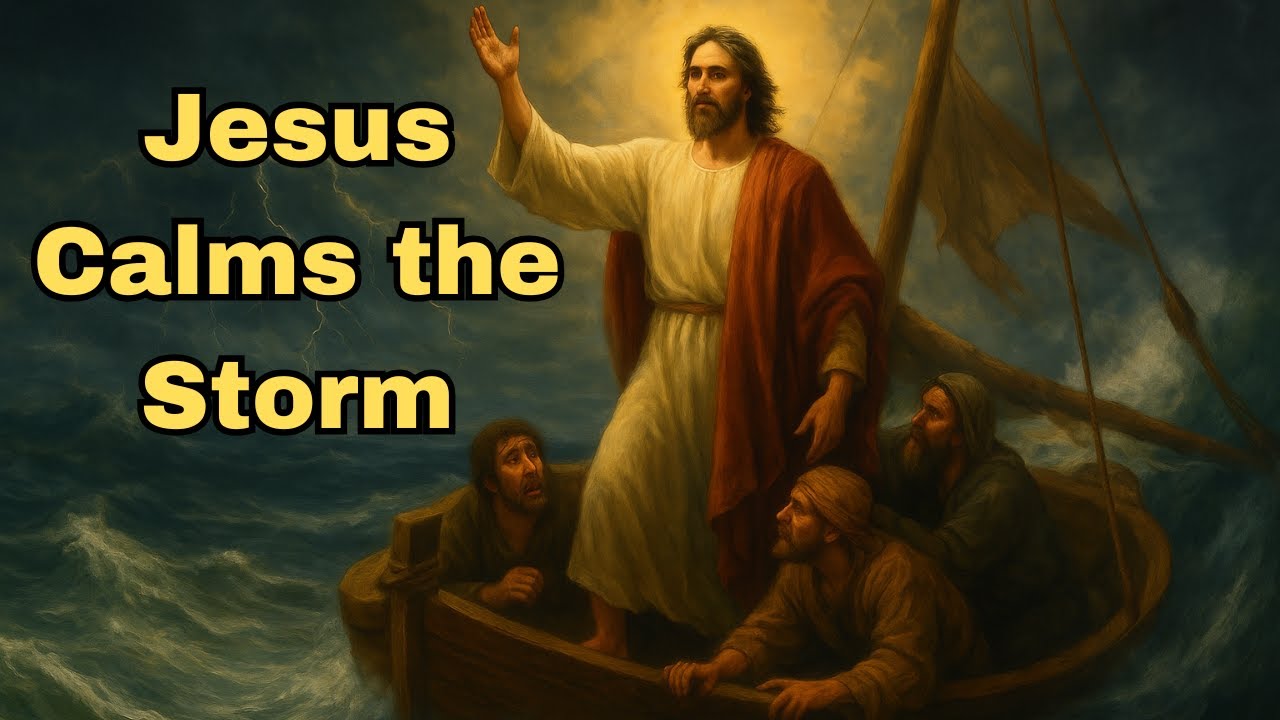 Jesus Calms the Storm | Finding Peace in the Midst of Chaos #biblestories