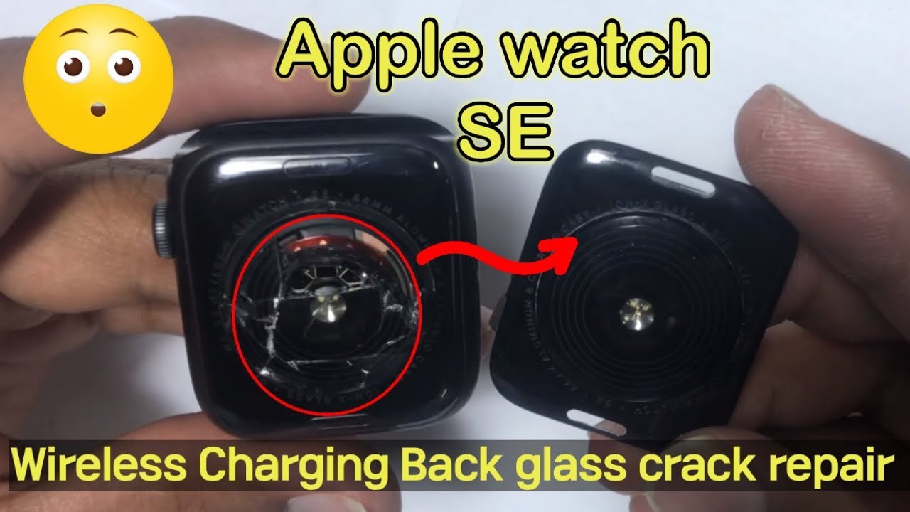 APPLE watch⌚ Back glass change APPLE watch back glass replacement Series SE How to back glass change