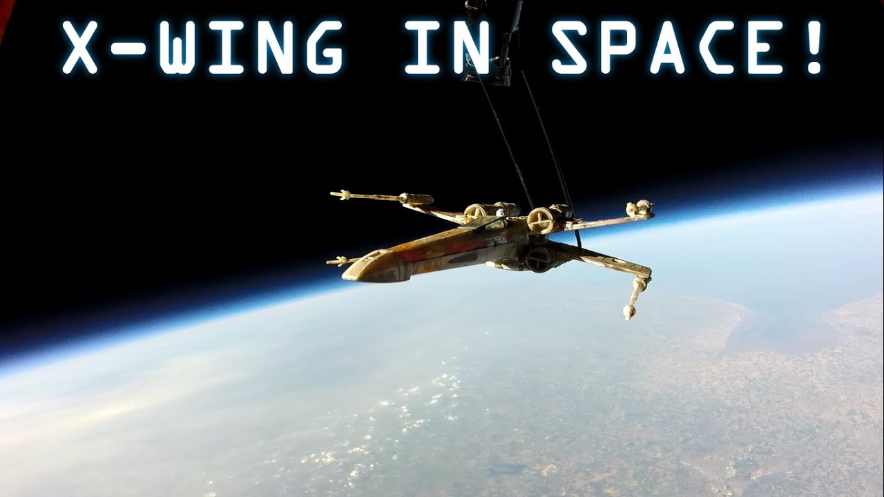 X-Wing in Space - Launch to Crash Landing
