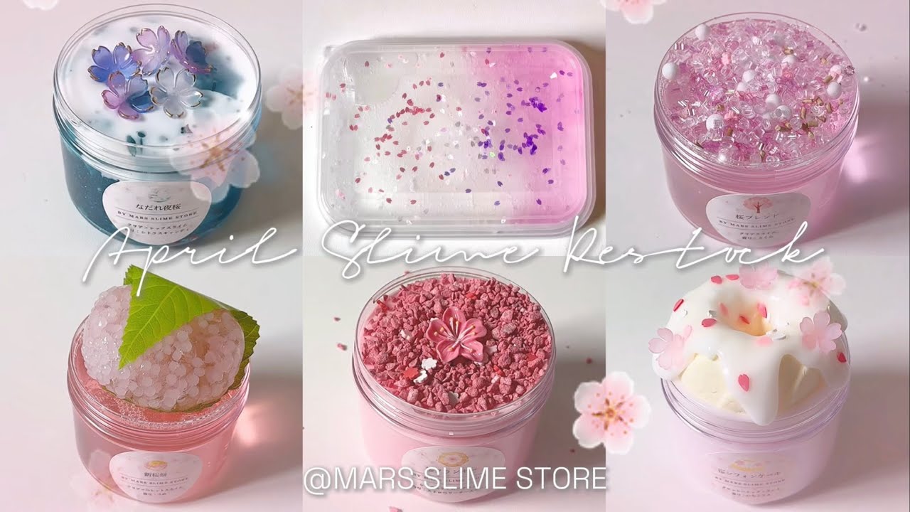 ４月の販売スライム紹介 ʚ🌸ɞ