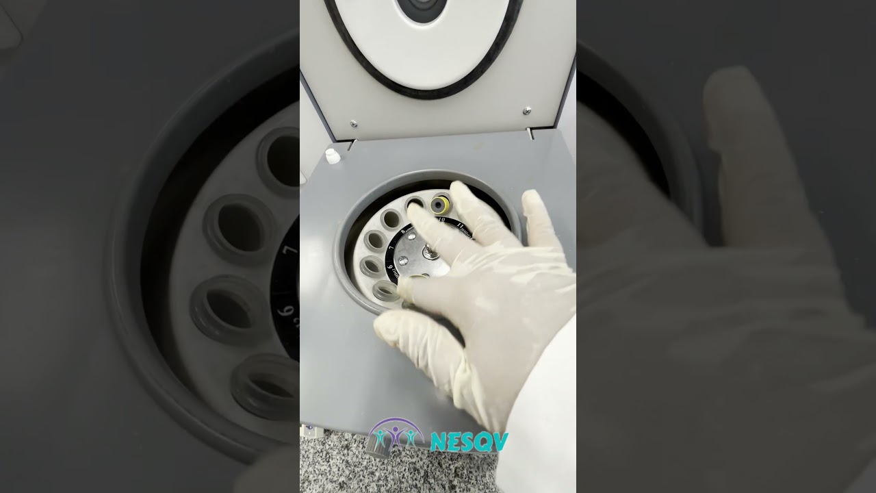 Como balancear uma centr&iacute;fuga? #laboratorio #ciencia #centrifuga #analisesclinicas #boaspraticas