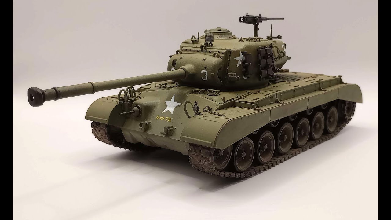 Painting the 1/35 Hobby Boss M26A1 Pershing