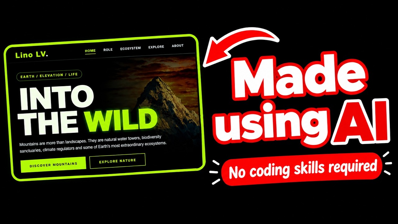 How to make a website using AI completely for free (No coding skills required)