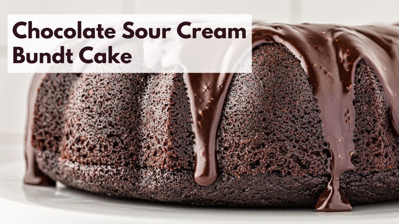 Chocolate Sour Cream Bundt Cake | Rich, Moist, and Decadently Chocolatey