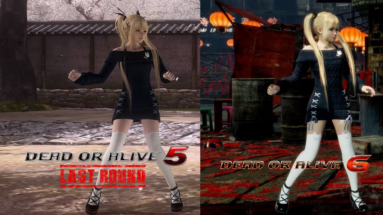 Doa 5 & 6 Death Combo Comparison : 