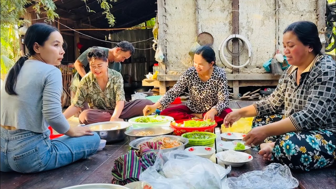 Come Cook With Us! Making Khmer Traditional Spring Rolls