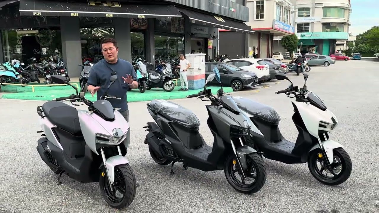 Обзор нового скутера SYM Naga 155 2025 года. Акция. Гарантия 5 лет. Icity Motoworld