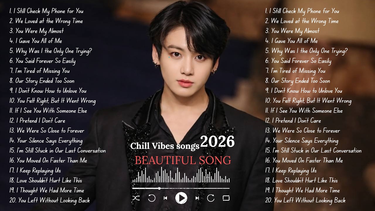 BTS JUNGKOOK Chill Vibes 2026 | Beautiful Love Song Playlist
