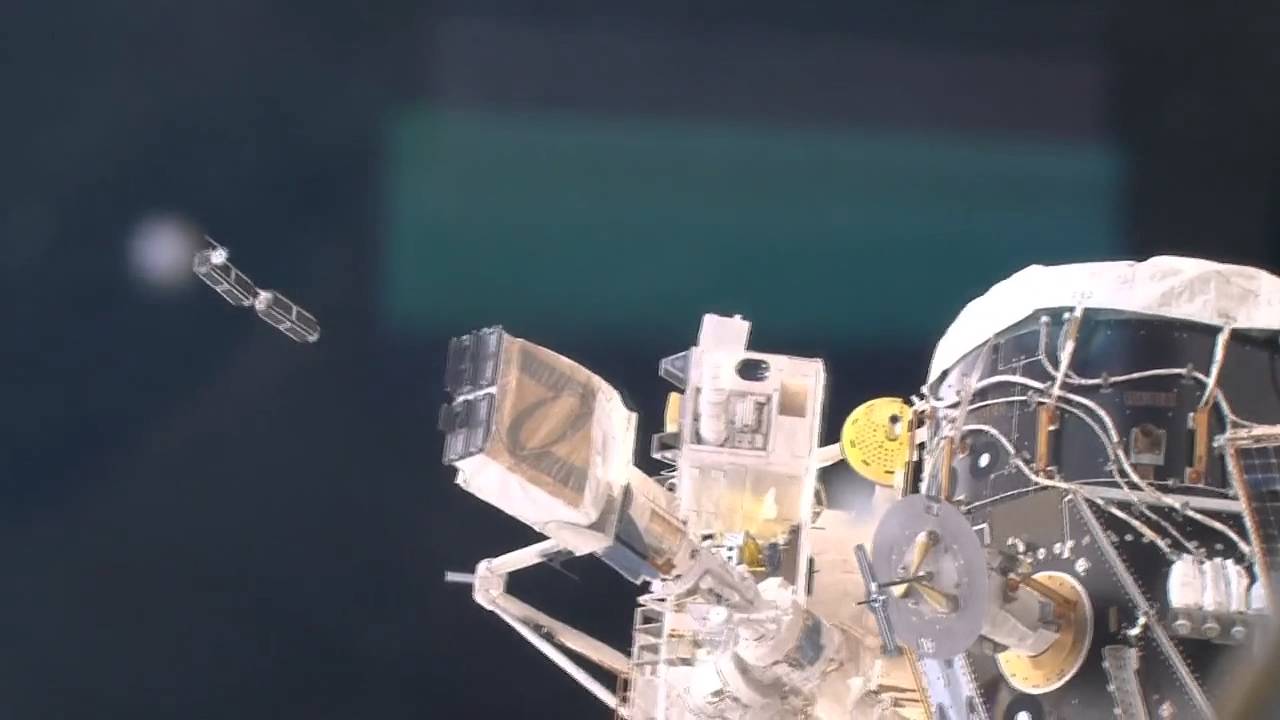 Dove Satellite Deployment from ISS