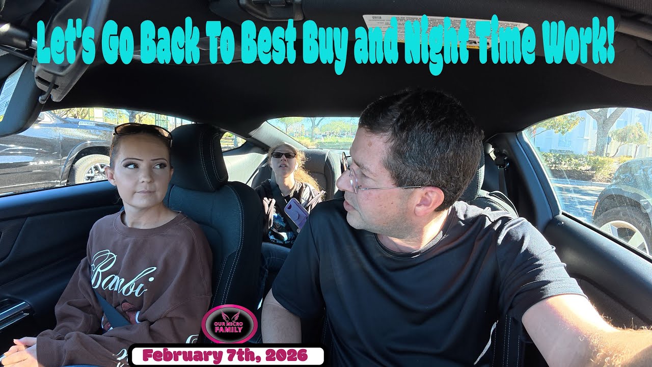 Going Back to Best Buy and Night Time Universal Orlando Work | February 7 2026