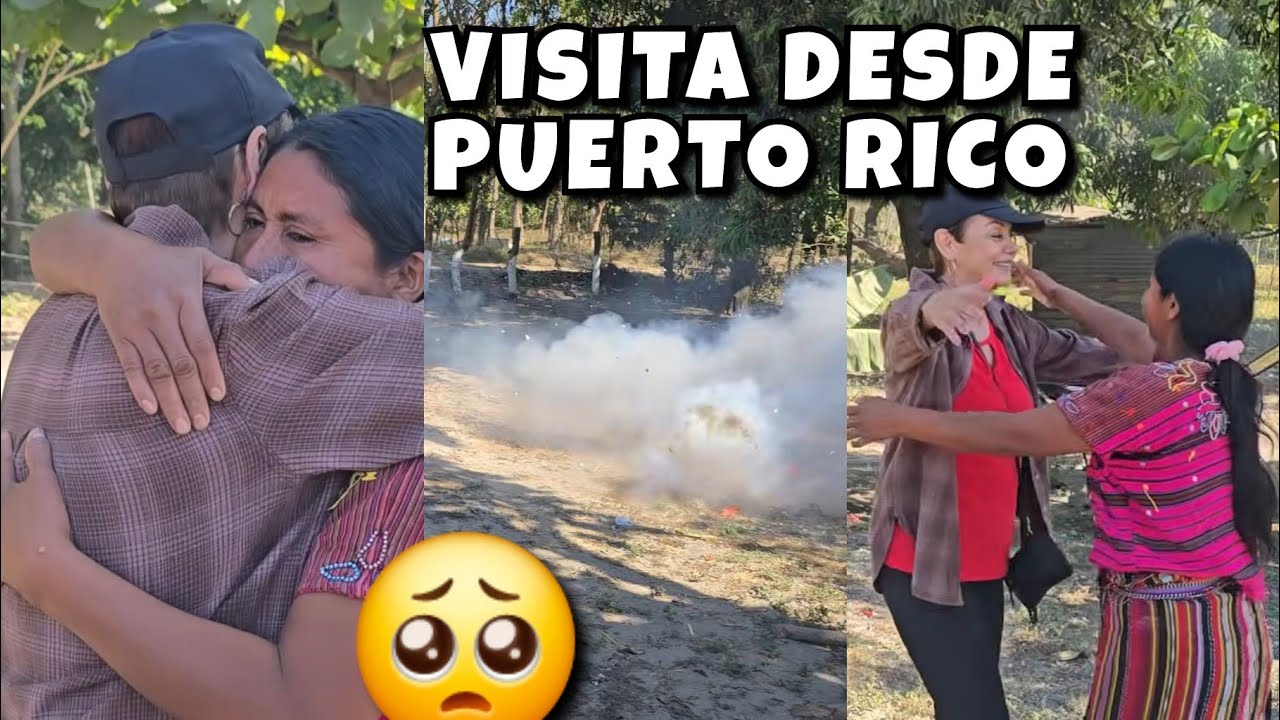 Sorpresa 😍DESDE PUERTO RICO LLEGARON A VISITAR A DOÑA MARIA - Ella Sorprendió A Todos Con Este Acto