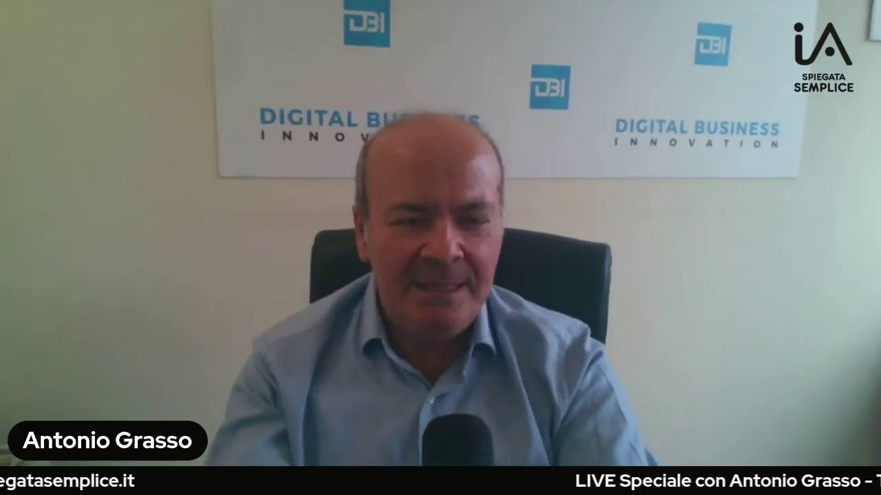 Live con Antonio Grasso - Top 100 World Artificial Intelligence Influencer