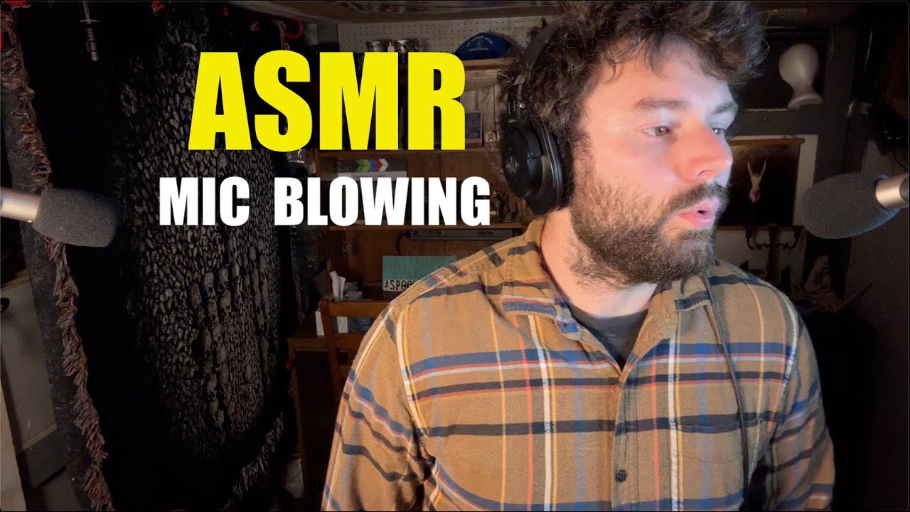 ASMR Mic Blowing - Gentle, Slow, Bassy